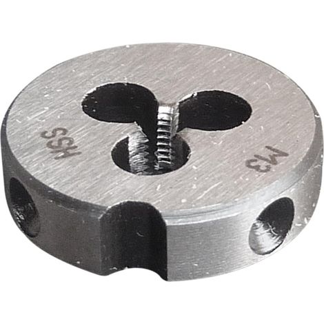 Filière De Précision - Pas 0.40 Mm - Diamètre 2.0 Mm - Acier Allié - Pour Filetage Externe - 1 Pièce (1/5)