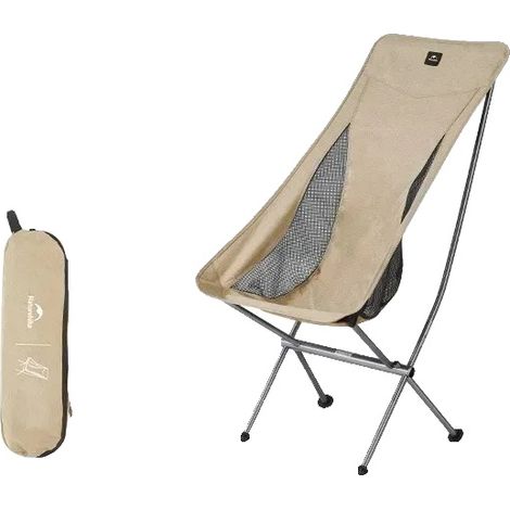 Chaise pliante, légère, portable, L - Marron (1/2)