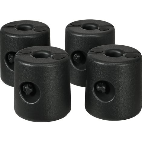 4 poids de lestage cylindriques MONTY noirs (1/5)