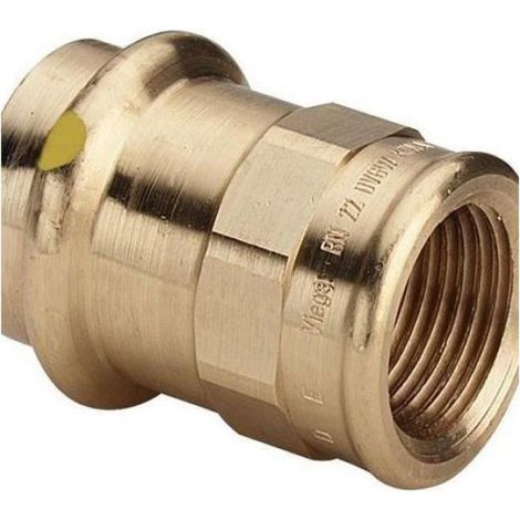 Manchon Gaz - 15 mm x 3/4" GW - Pour Installation Gaz Professionnelle - Lot de 1
