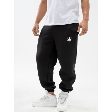Pantalones deportivos negros para hombre Jigga Wear Small Crown XXL (1/5)