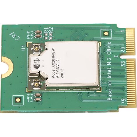 CNVio2 3000 Mbps M.2 Wi-Fi 6 Karte mit Bluetooth 5.0, integriertem Gigabit-Netzwerk für PC (1/5)