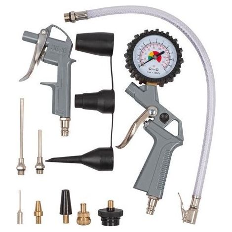 pistolet pneumatique powerplus pneumatic air gun set pression 10 bar (1/5)