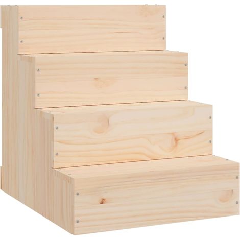 Escalier pour animaux de compagnie 40x49x47 cm Bois de pin (1/5)