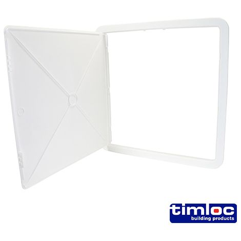 Timloc Access Panel Plastic White - 470 x 470mm