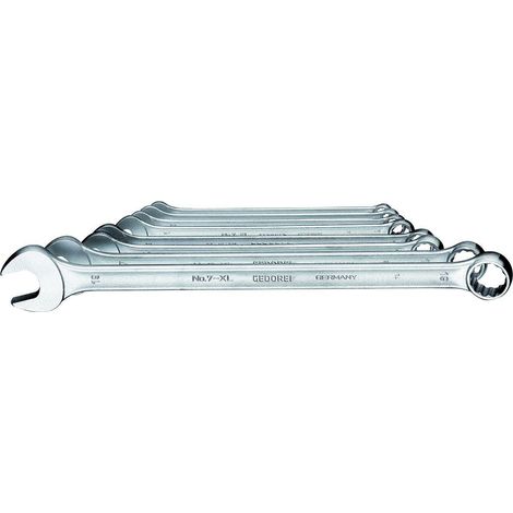 Jeu de cles mixtes GEDORE 8 pieces, SW 8-19mm, extra long (1/5)