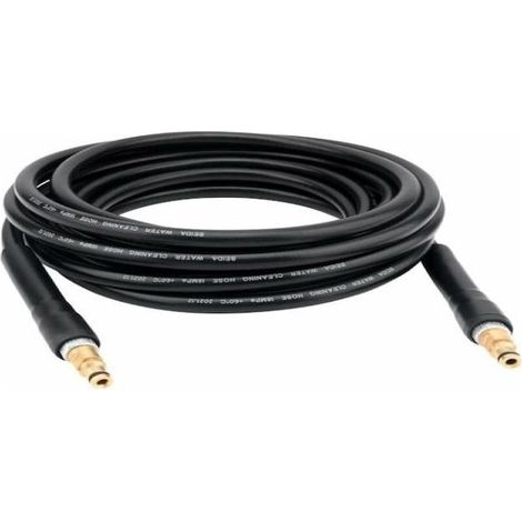 Rondella di pressione tubo di Lunghezza 10 m, diametro 6/11 mm – Acciaio intrecciato – Pressione di 160 bar, max 400 bar – Compatibile con Kärcher K2-K7 (1/5)