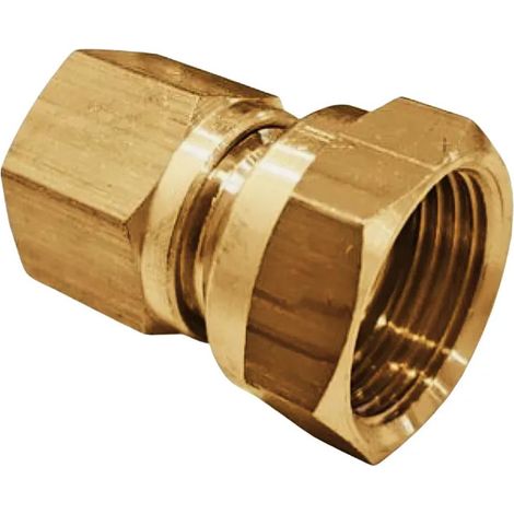 Bikonus-Gasanschluss NF weiblich 20x150 für 8 mm Kupfer