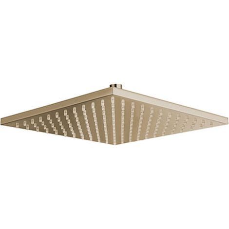 Pomme de douche carree 30x30 laiton vieux bronze mat - CRISTINA ONDYNA PD55793