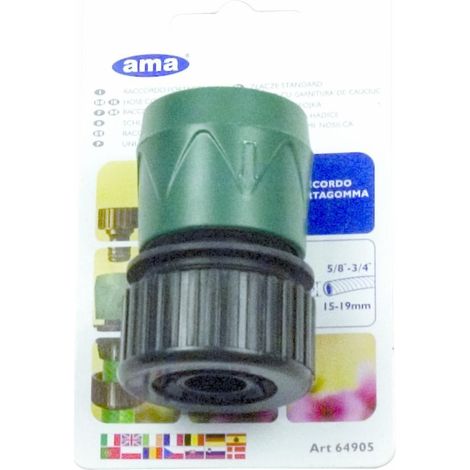Lem Select – Raccord rapide pour tuyau d'arrosage 15-19 mm – Connexion automatique – Pour arrosage efficace et rapide – Compatible systèmes d'irrigation