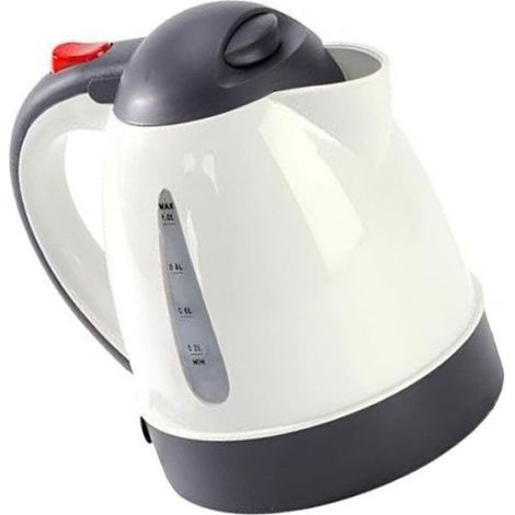 Bouilloire Électrique - 24 V 250 W - Pour Voiture Camion - Arrêt Automatique - 1000 ml - Beige (1/5)