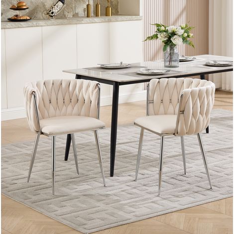 Sgabello bar 66/44,5/52 cm in Ivory con schienale basso e struttura stabile (1/5)