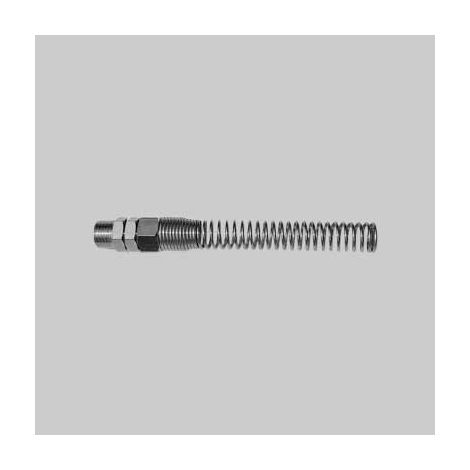 Raccordo spiralato girevole per compressori diametro 8x10 mm - fil. 1/4 pollici conf. da 10 pz