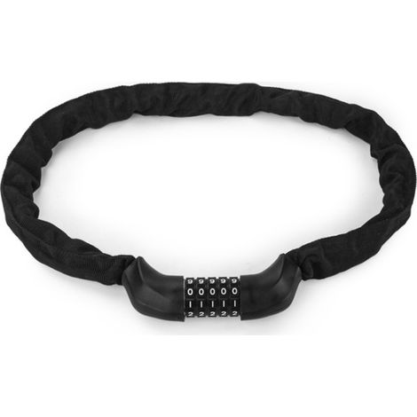 Antivol de vélo, cadenas, antivol de vélo à code, antivol portable à chaîne en acier (PL-M6 (antivol à chaîne avec code à 5 chiffres))-AquaForge (1/3)
