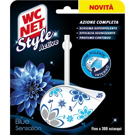 WC NET STYLE ACTIVE TAVOLETTA BLU SENSATION AD AZIONE COMPLETA (1/2)