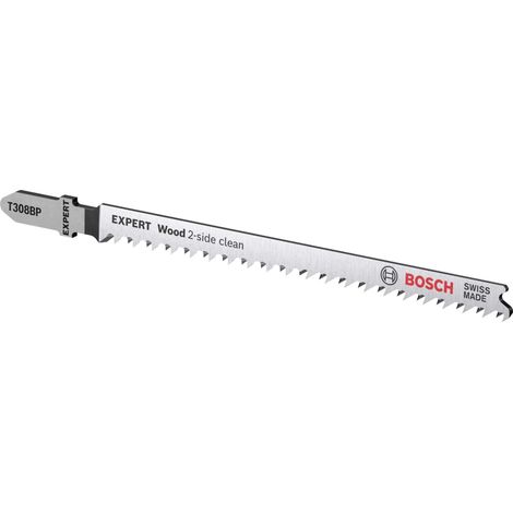 Bosch Accessories 2608900558 LAMA per seghetto alternativo EXPERT ‘Wood 2-side clean' T 308 BP, 5 pezzi 5 pz.