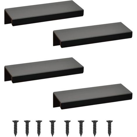Tiradores para muebles，4 piezas，distancia entre orificios 128 mm，15  3,2  1,8 cm，apto para puertas de 15 a 22 mm de grosor，tiradores de cocina (1/5)