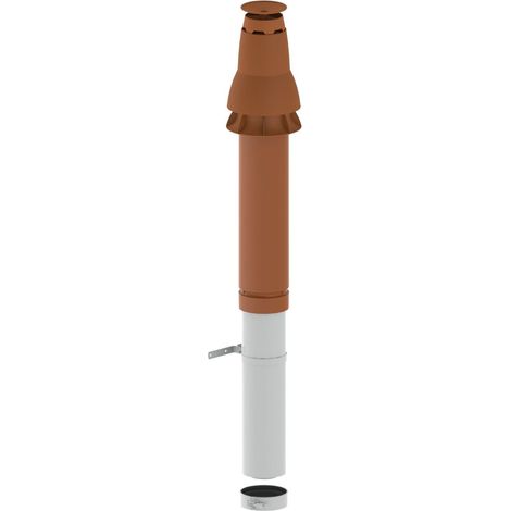 Remeha Passaggio a tetto, DN 80/125, rosso, M87982