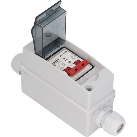 Miniatur-Leistungsschalter 2P 32A IP65 wasserdicht mit transparenter Abdeckung, 1000V PV-Schutz für Wohnmobile (1/5)