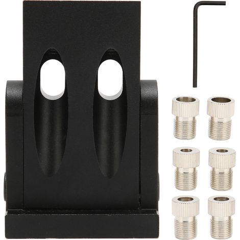 Poinçon de repérage menuiserie 15 degrés, guide de perçage incliné pour assemblages bois, outil d'angle précis (1/5)