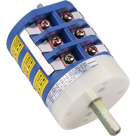 Interrupteur Marche Arrière Moteur 40A pour Machine à Pneus 240V/480V/500V - Haute Durabilité (1/5)