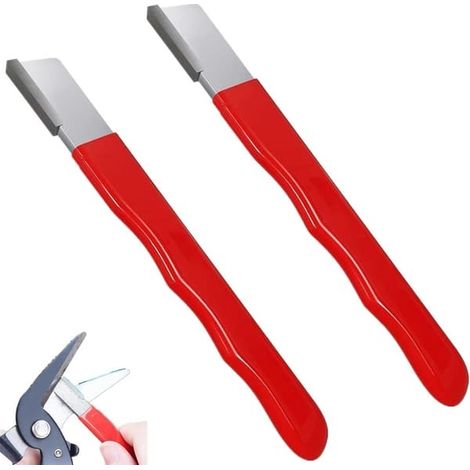 Affûteur de couteaux portable, affûteur de couteaux multifonctionnel pour outils de jardin, pierre à aiguiser pour lames de tondeuses à gazon, sécateurs, taille-haies, couteaux émoussés et haches (1/5)