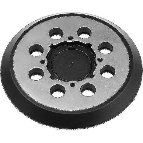 Schwarze selbstklebende Schleifscheibe, 8 Löcher (4 Schraubenlöcher), kompatibel mit den Schleifmaschinen Dewalt DWE6423, DWE6421 und DCW210B.
