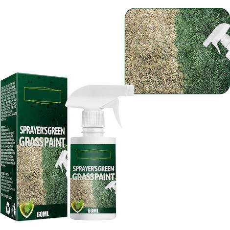 60ml boîte colorant gazon vert pour jardin, pelouse maison, teinte illustrée, taille unique (1/5)