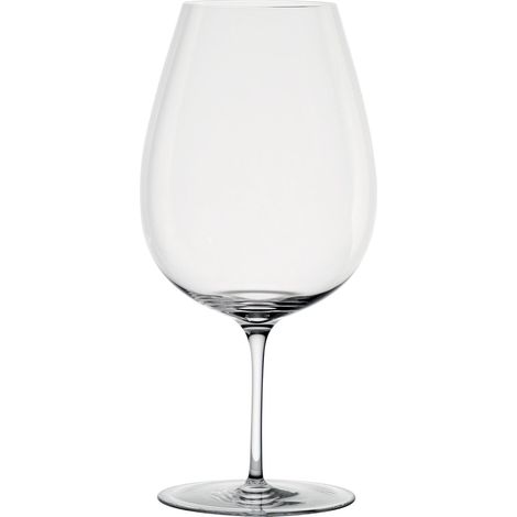 Zafferano Calice Ultralight per vini rossi importanti, capacità 70 cl, vetro sonoro superiore realizzato a mano, set da 2 pezzi, trasparente