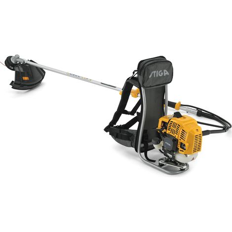 STIGA BC 555 R Decespugliatore A Zaino A Scoppio, 51,7 cc, 45 cm – Asta Flessibile, Testina Tap&Go E Lama 3T Incl. – Manutenzione Spazi Verdi (1/6)