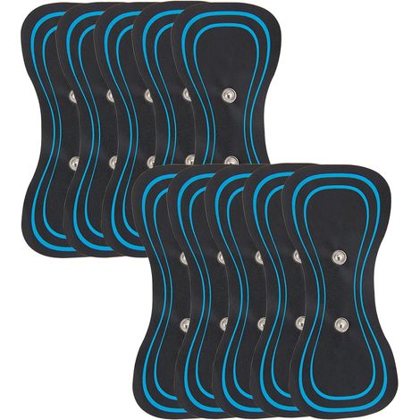 EMS-Massagepads für Nacken, Hüfte und Körper, Ersatz-Massageset, Pflaster zur Linderung von Muskelschmerzen  04165-AquaForge