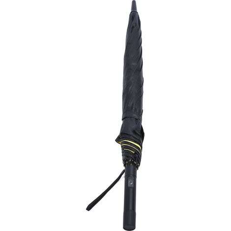 Ortviai Parasol Solaire avec Ventilateur Intégré 2600 mAh, Protection UV, Jaune, Léger et Pliable (1/5)