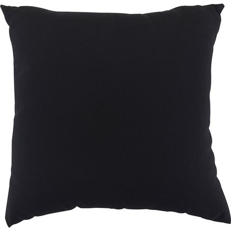 Scatter Cushion 18 x 18 Outdoor Garden Furniture Cushion (Pack of 4) - L46 x W46 cm - Black