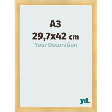 yd. - Cadre photo A3 29.7x42 - Or Mat - MDF - Pisa (1/5)