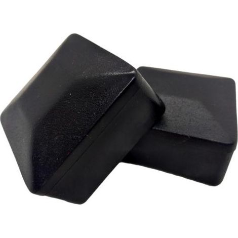 Tappo per tetto, per palo, profilo 30x30, 100 pezzi, nero (1/5)