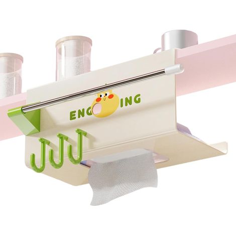Mounted Tissue Holder Wall Organizer for Napkins with Hook (1/5)