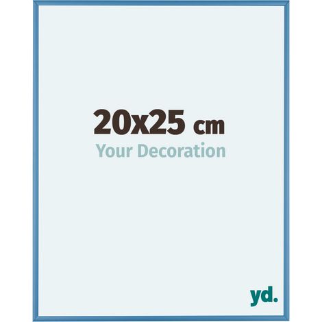 yd. - Cadre photo 20x25 - Bleu Acier - Aluminium - Kent