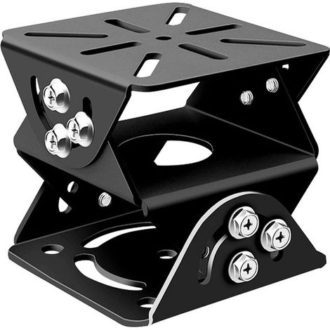 Kamerahalterung – Montagehalterung – Sicherheitsbefestigung – 3-Achsen verstellbar – 10 x 10 x 10 cm – Schwarz (1/5)