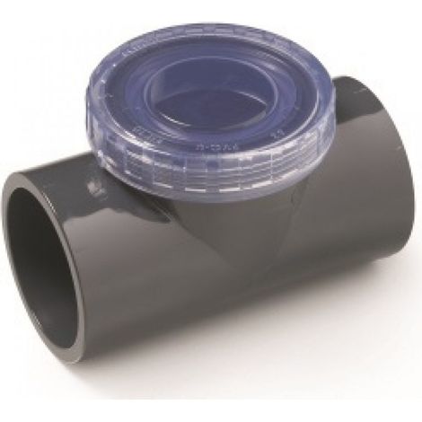 Clapet à battant en ''T'' à bouchon transparent Unité 50mm Unité (1/4)