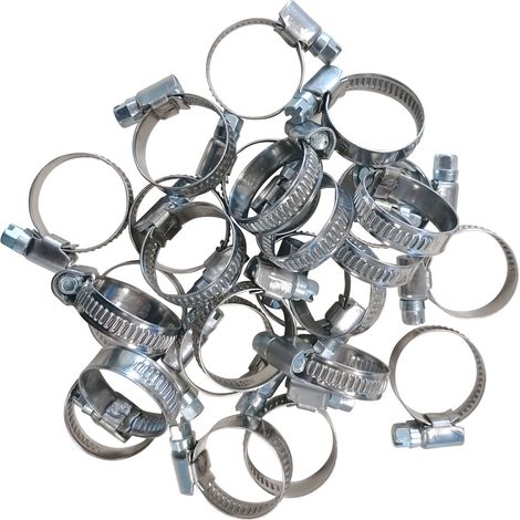 Collier de serrage durite en inox marin w5 largeur 9 mm de 10 x 16 (25 colliers)