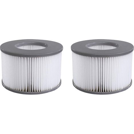 Replacement Filter Cartridges for Whirlpool Inflatable Pools, Bathtub Filters (2 Pack) (1/5)