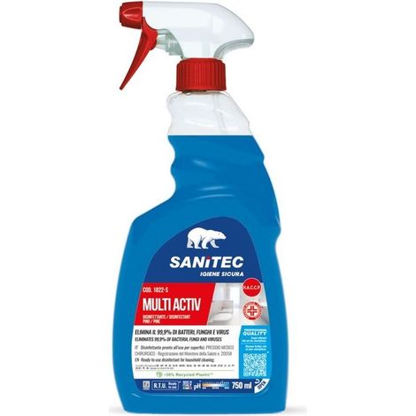 disinfettante pronto all'uso "multi activ bagno" - 750 ml. (1/2)