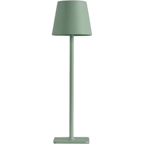 Grüne, per USB aufladbare, kabellose Tischlampe (1/5)