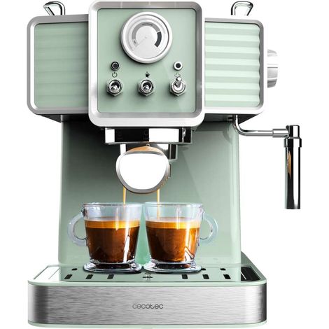Cecotec – Machine à café à capsule 1350W – Pression 20 bars – Buse vapeur orientable – Réservoir 1,5L – Design acier inoxydable (1/5)