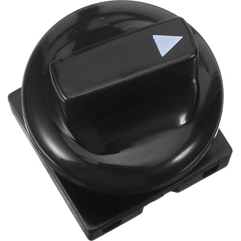 Interrupteur à 4 positions pour ventilateur, commutateur rotatif multiposition, bouton en plastique noir, gain de place, pour installations multi-positions et équipements (1/5)