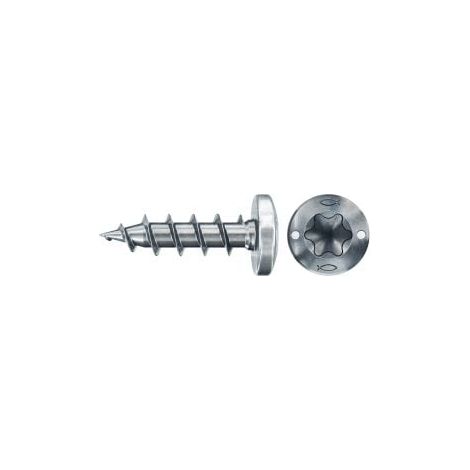fischer Spanplattenschraube PowerFast FPF II PTF 3,5 x 12 BC 30 Panhead Innenstern TX Vollgew. - 577995 (1/4)