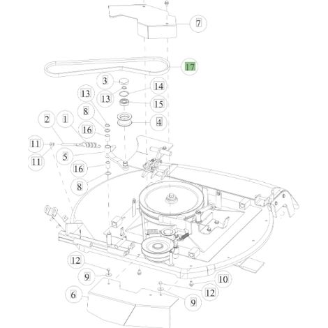 Cinghia trattorino tagliaerba rasaerba RMK151 ORIGINALE OREC O89-6123-004802