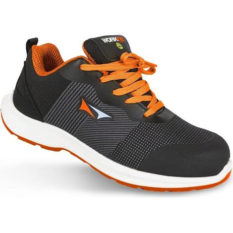 Scarpa antinfortunistica WORKFIT "Race" (protezione S3S SR) con puntale rinforzato – Taglia 47, arancione (1/4)