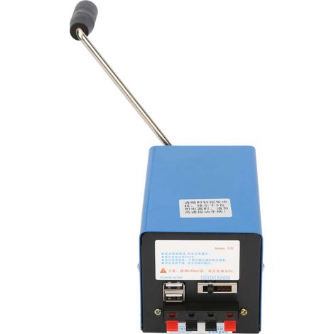 Tragbarer Hochleistungs-Handkurbelgenerator mit USB-Ladefunktion und Notstromaggregat (1/5)