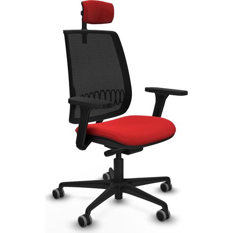 Silla de oficina piqueras y crespo Alares brazos ajustables negro (1/2)